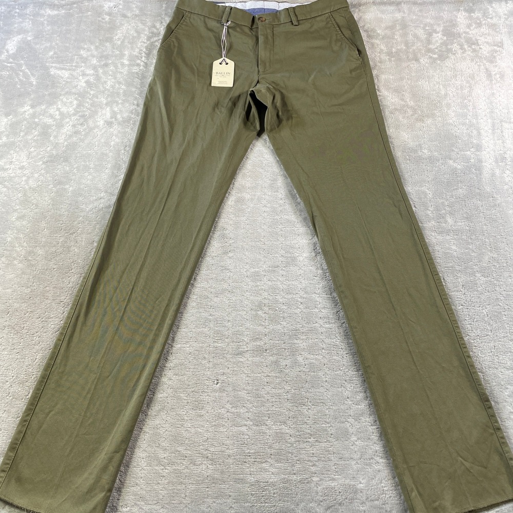 Slim Olive Green Chino Pants - Modern Everyday Wear